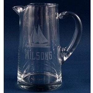 Engraved Jarra Water Pitcher - 56 oz - Item 617/3894 - Barware Hub - Barware Swag and Etched Gifts