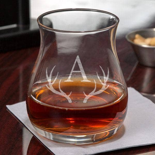 Engraved Glencairn Canadian Whisky Glass 11.75 oz. - Personalized Canadian Whiskey Glasses - Barware Hub - Barware Swag and Etched Gifts