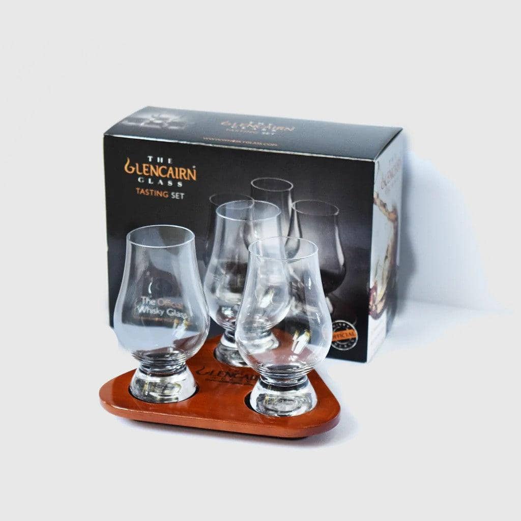 Engraved 6oz. Glencairn Glasses 3 Piece Set with Flight Tray - Item 3555331 - Barware Hub - Barware Swag and Etched Gifts