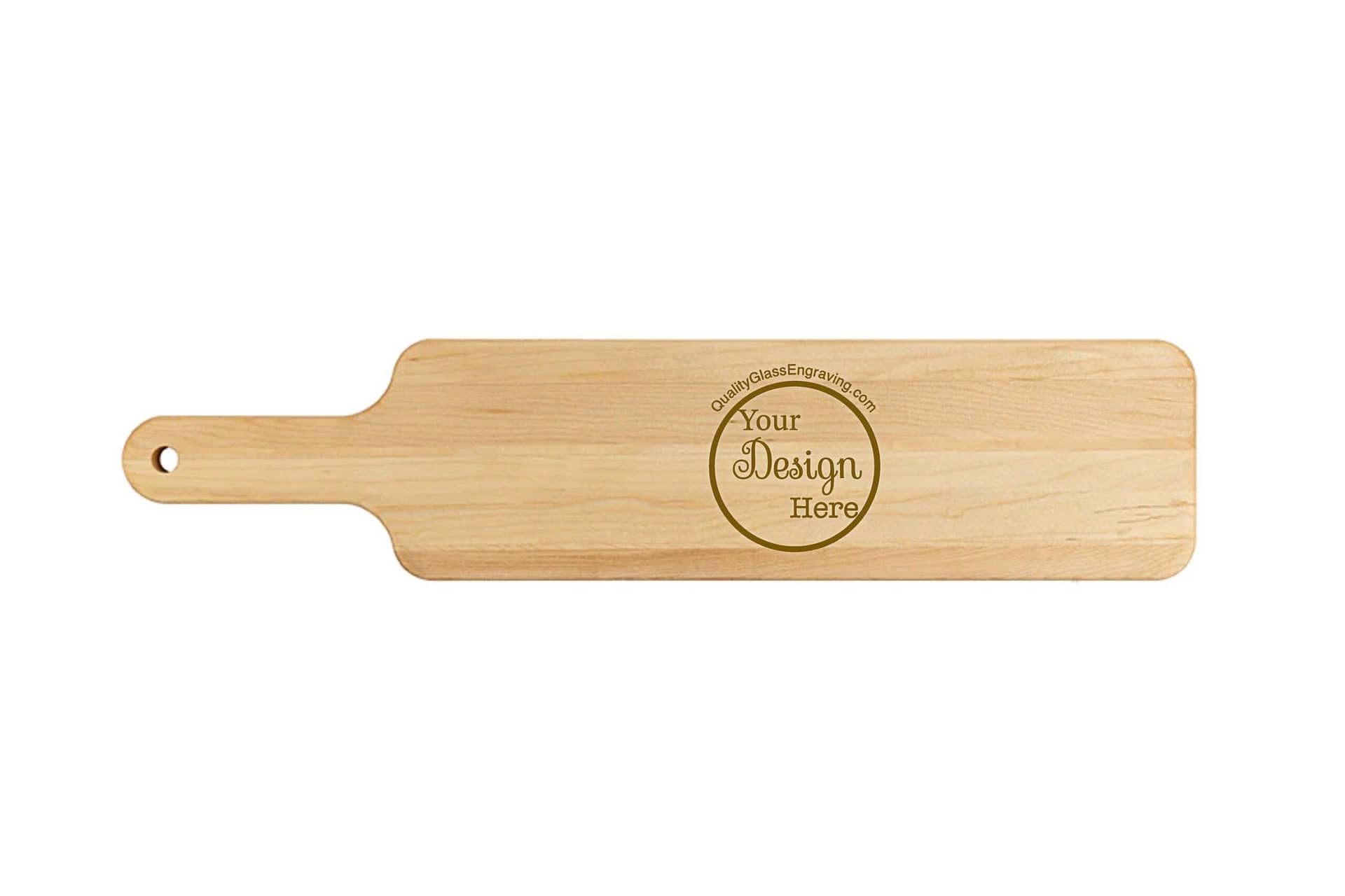 Engraved Baguette Cutting Board 20''x4-1/2''x3/4'' - BA20 - Barware Hub - Barware Swag and Etched Gifts