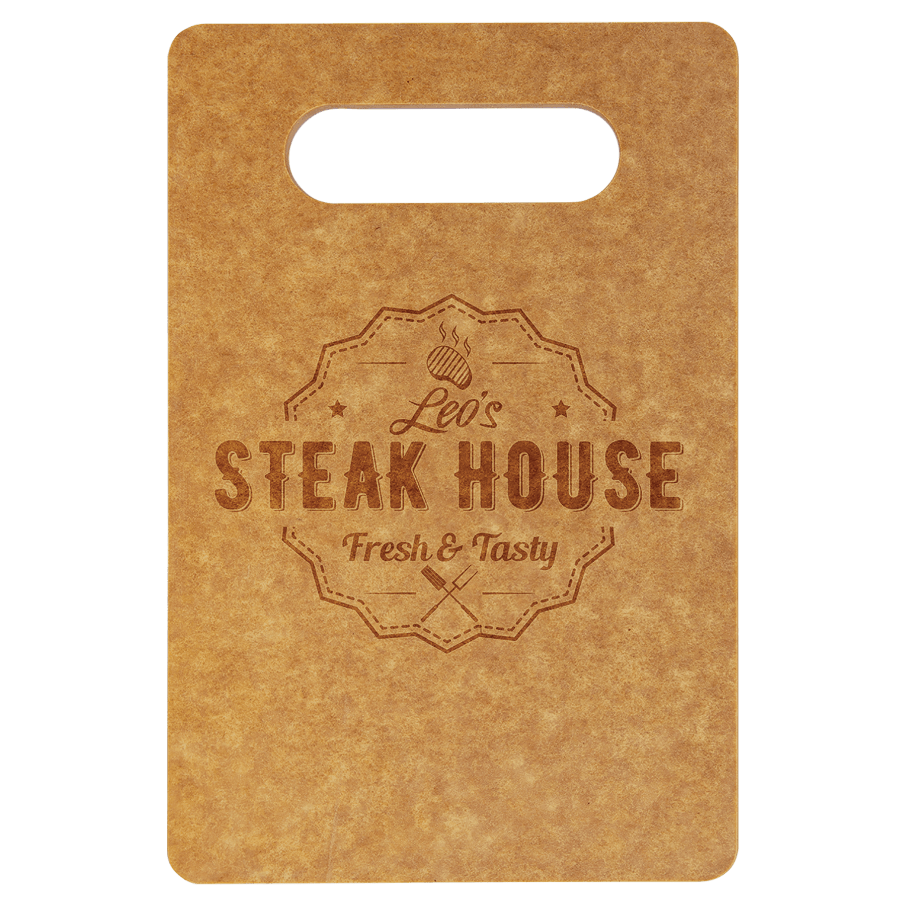 Engraved 11 1/2" x 8 3/4" Eco Rectangle Personalized Cutting Board - Barware Hub - Barware Swag and Etched Gifts