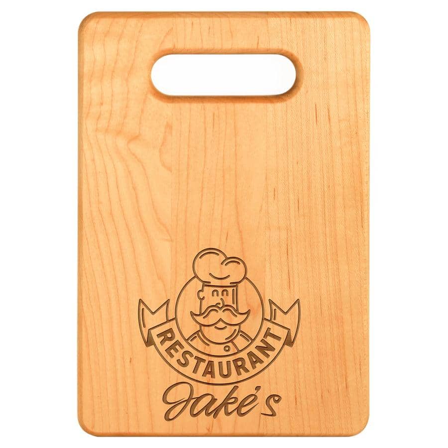 Personalized 9" x 6" Maple Cutting Board - Barware Hub - Barware Swag and Etched Gifts