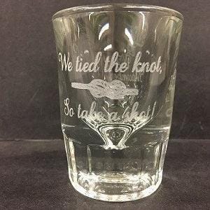 Engraved Fluted Whiskey Shot Glass - 1.5 oz - Item 5127 - Barware Hub - Barware Swag and Etched Gifts
