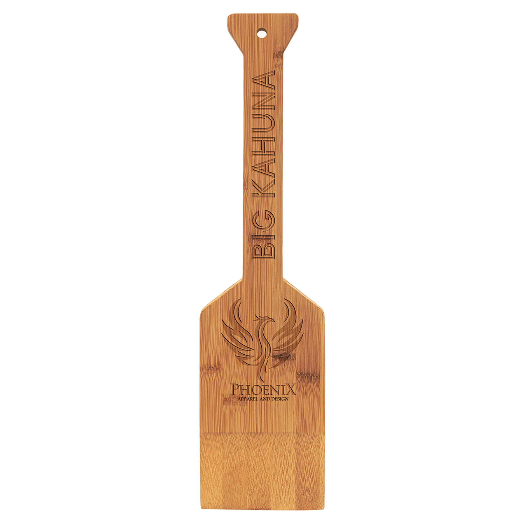 Engraved 18" Personalized Bamboo Grill Scraper - Barware Hub - Barware Swag and Etched Gifts