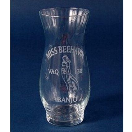 Engraved Hurricane Bar Glass - 16 oz - Item H401/850 - Barware Hub - Barware Swag and Etched Gifts