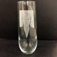 Engraved Stemless Champagne Glass - 8.5 oz - Item 228/551228 - Barware Hub - Barware Swag and Etched Gifts