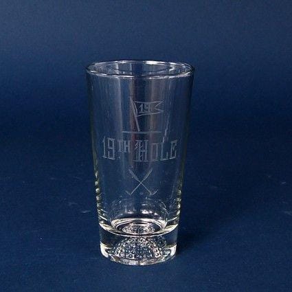 Sport Golf Engraved Pub Glass - 16 oz - Item 211/5330 - Barware Hub - Barware Swag and Etched Gifts