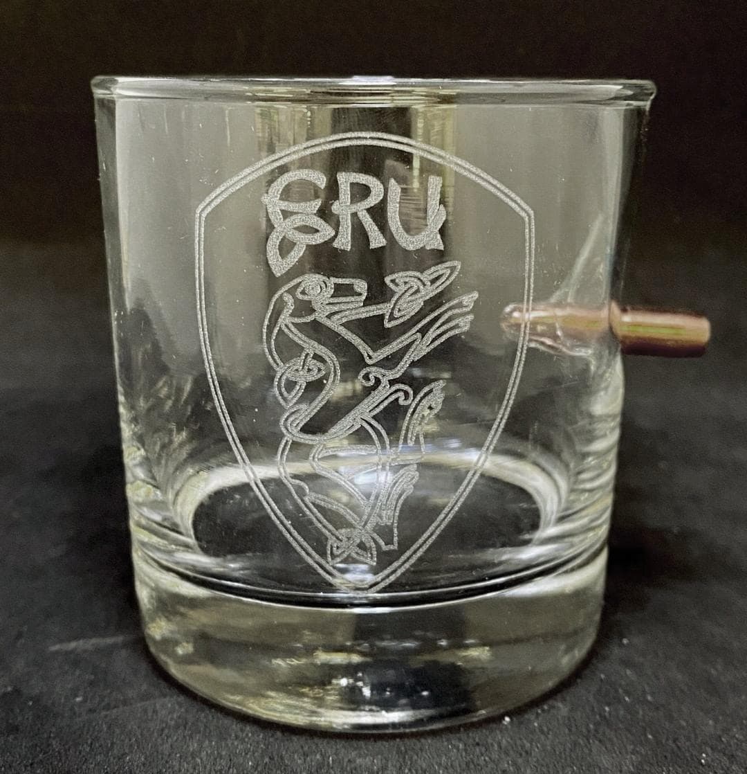 Personalized BenShot Engraved Bullet Rocks Glass - 11 oz Item 102/Benshot - Barware Hub - Barware Swag and Etched Gifts