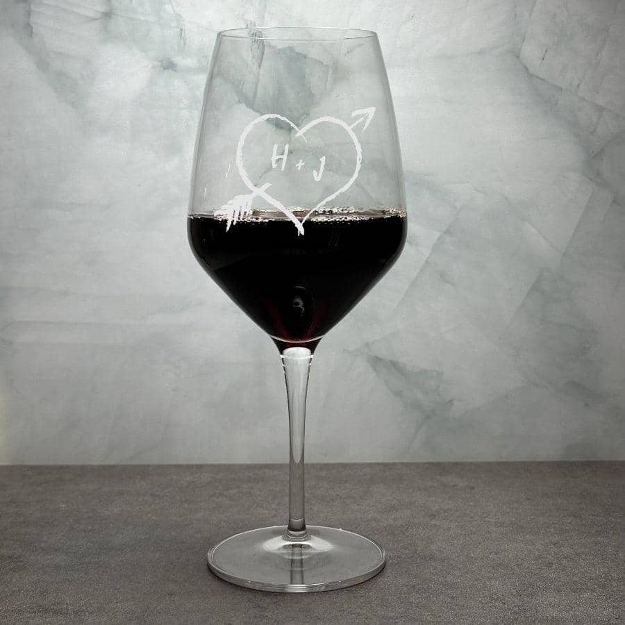 Engraved Crystal Cabernet/Merlot Wine Glass - 23oz - Item 450/08743 - Barware Hub - Barware Swag and Etched Gifts