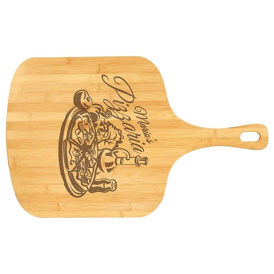 Engraved 23 1/2" x 14 1/2" Bamboo Personalized Pizza Board - Barware Hub - Barware Swag and Etched Gifts