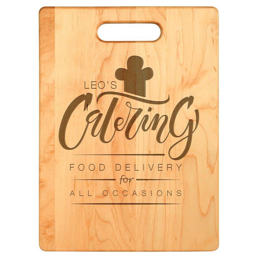 Engraved 13 3/4" x 9 3/4" Maple Personalized Cutting Board - Barware Hub - Barware Swag and Etched Gifts