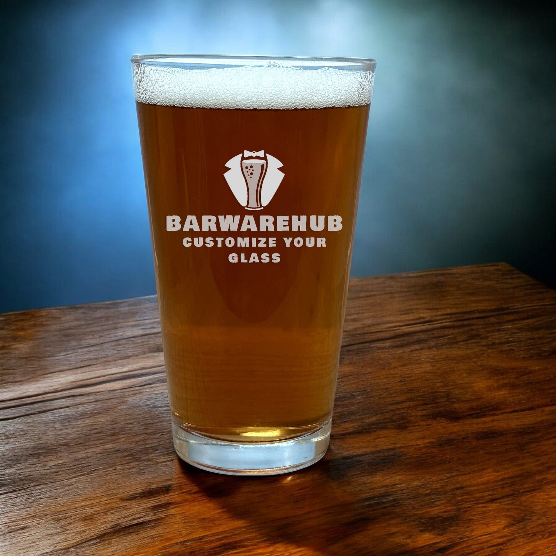 Engraved Mixing/Pint Glass - 16 oz - Item 212/GAG3960 - BarwareHub