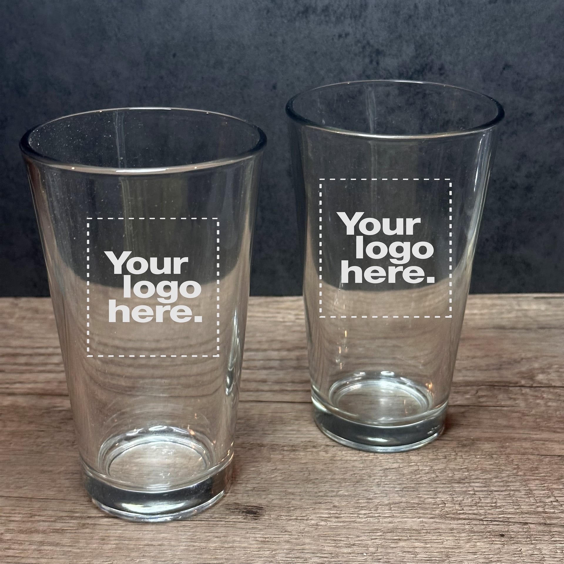 Engraved Sets of 16 oz Mixing/Pint Glasses - Item 212 - BarwareHub