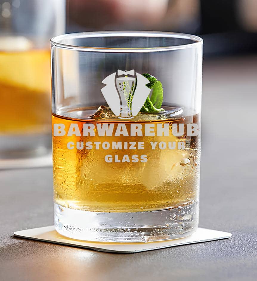 Engraved ArcoPrime Double Old-Fashioned Rocks Glass - 14 oz - Item Q2538 - BarwareHub