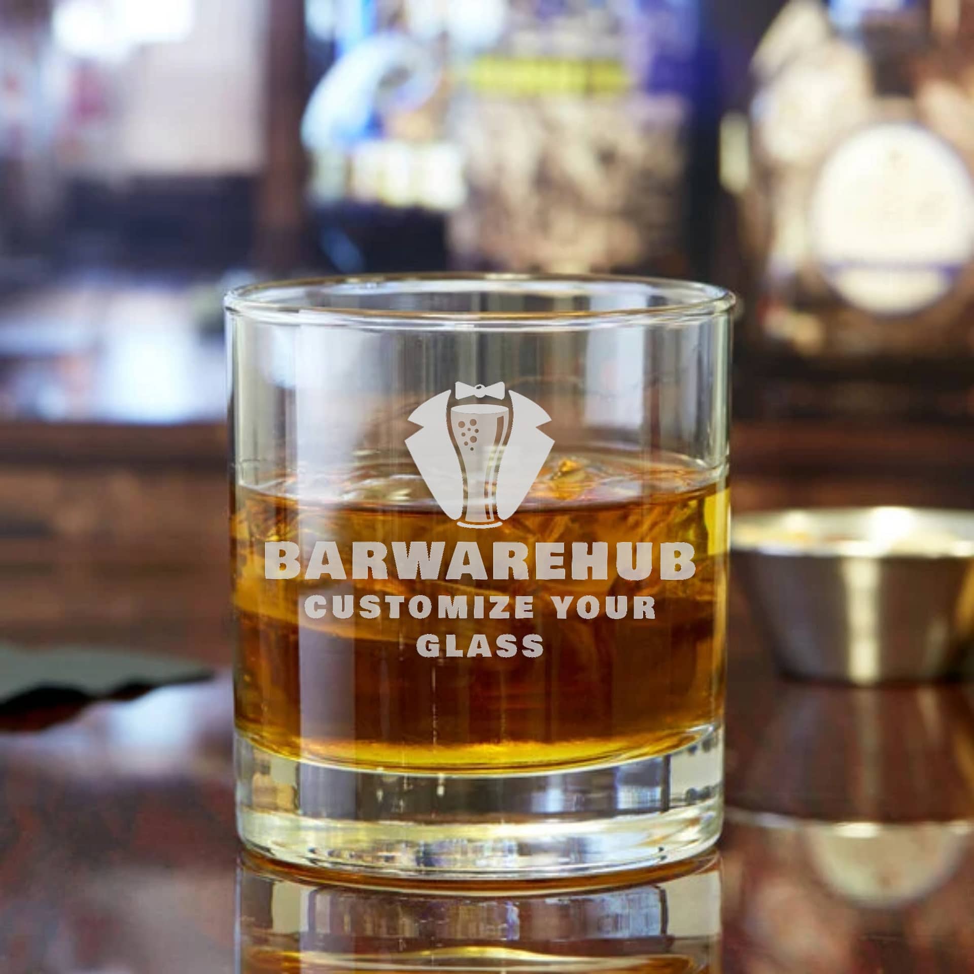 Engraved Old Fashioned Rocks Bar Glass - 7 oz - Item 2522/916CD - BarwareHub