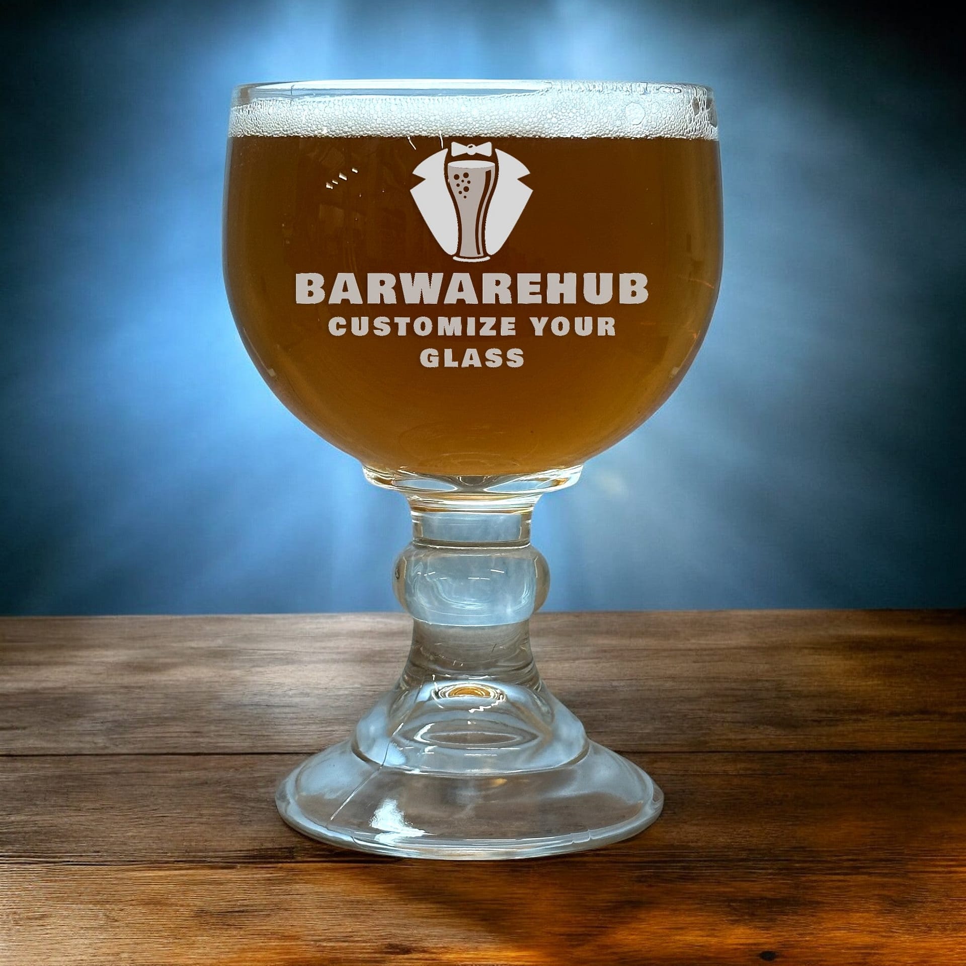 Engraved Schooner Beer Goblet - 18 oz - Item 241/3212 - BarwareHub