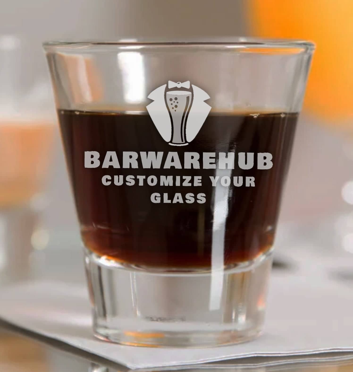 Engraved Espresso Shot Glass - 3.7 oz - Item 15733 - BarwareHub