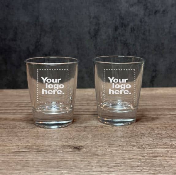 Engraved Set of Whiskey Shot Glasses - 2 oz - Item 48 - 55148 - BarwareHub