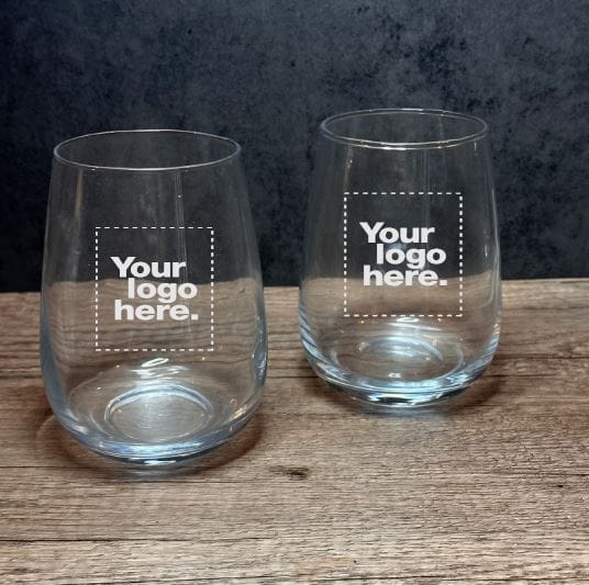 Engraved Set of Stemless Wine Glasses - 15 oz - Item 5535515 - BarwareHub